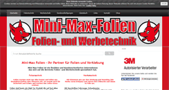 Desktop Screenshot of mini-max-folien.de