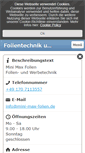 Mobile Screenshot of mini-max-folien.de